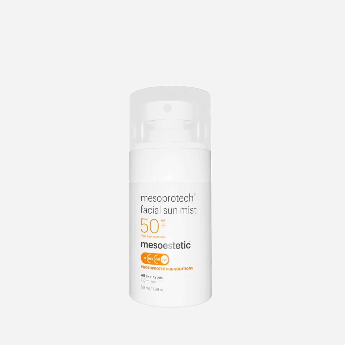 mesoprotech facial sun mist SPF50+
