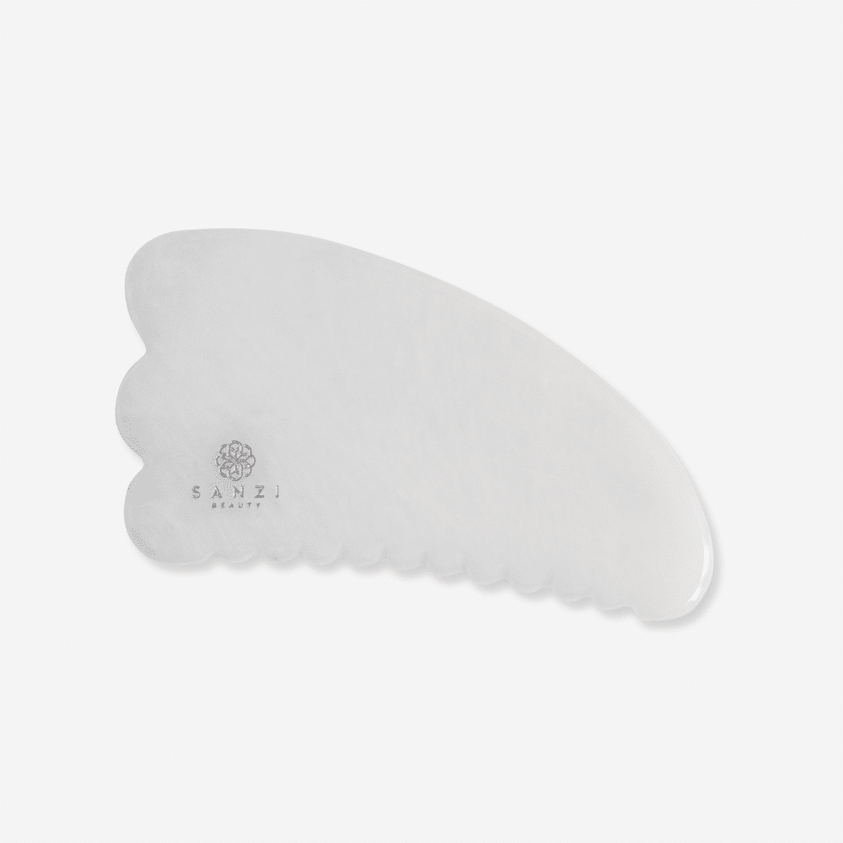 Gua Sha White Jade Sculpt
